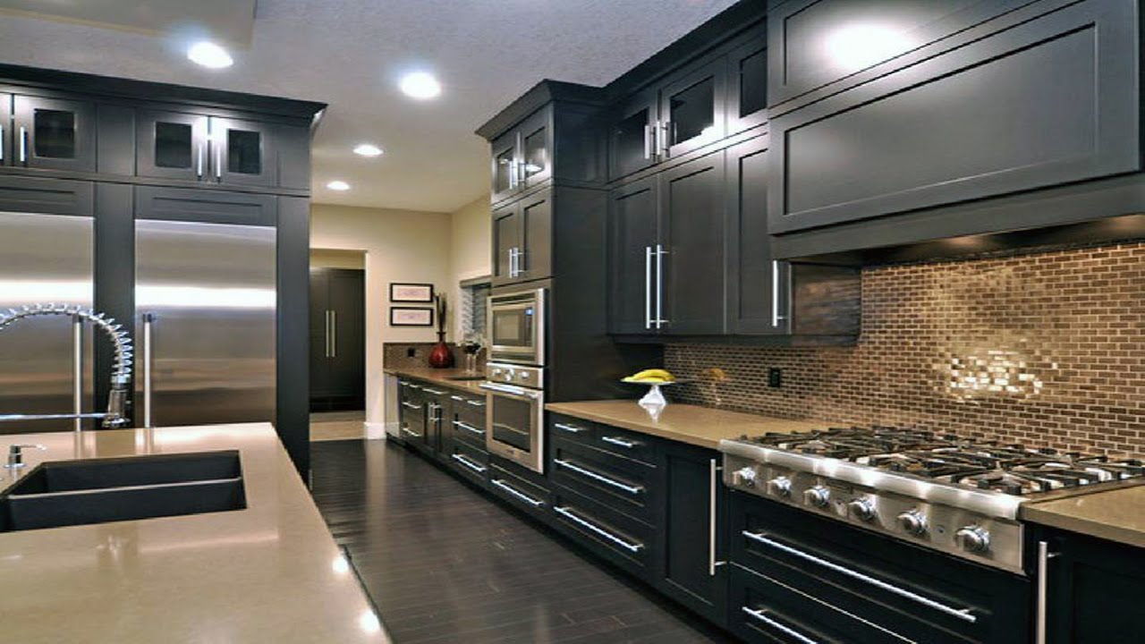 Pembuatan kitchen set warna hitam